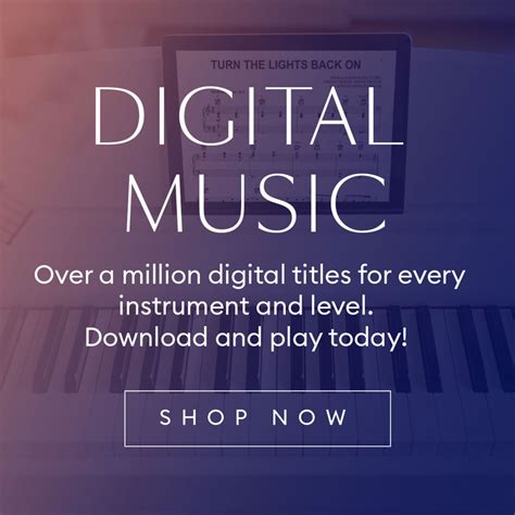 Shop & Download 2 Million+ Sheet Music Titles .